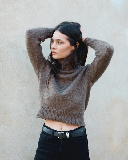 Karl Johann Sweater | cozy turtleneck made from Merino and Soft Silk Mohair