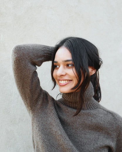 Karl Johann Sweater | cozy turtleneck made from Merino and Soft Silk Mohair