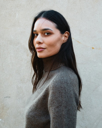 Karl Johann Sweater | cozy turtleneck made from Merino and Soft Silk Mohair
