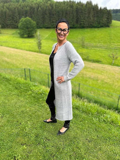 Catelyn Cardigan | casual simple coat from Pinta and Mohair Bliss by Pascuali