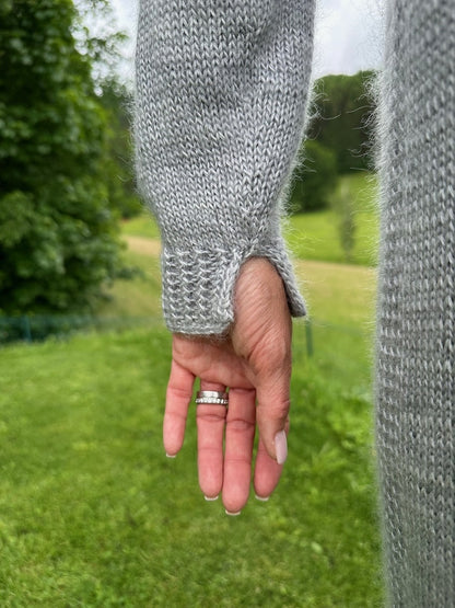Catelyn Cardigan | casual simple coat from Pinta and Mohair Bliss by Pascuali