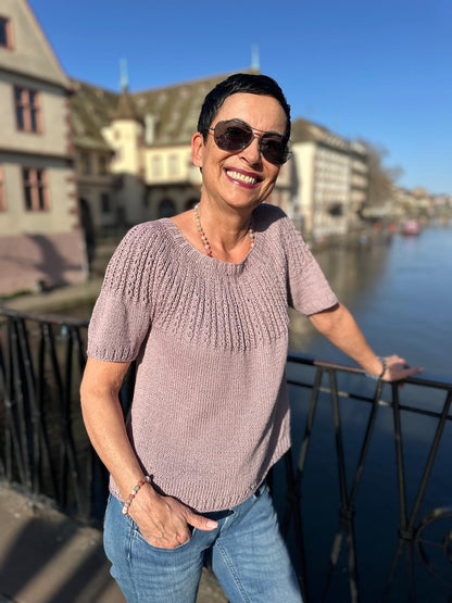 Cersei Tee | motif léger en cachemire Sole de Pascuali
