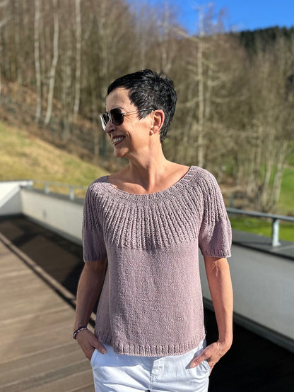 Cersei Tee | motif léger en cachemire Sole de Pascuali
