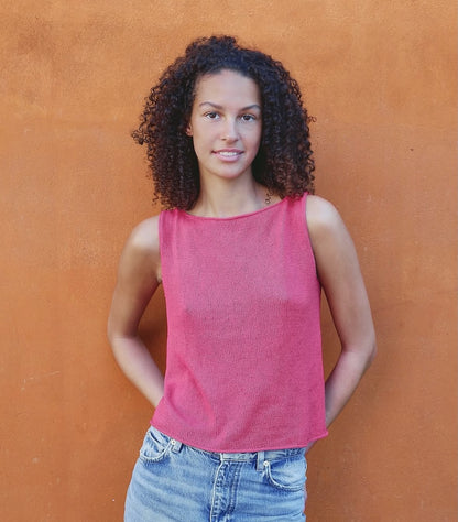 Sigrid Top | delicate A-line made of pure silk by Knitting for Olive