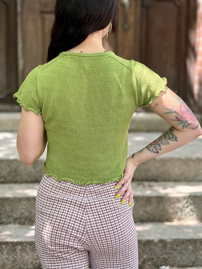 Baby Gem Tee | zauberhafte Rüschen aus Mandarin Petit von Sandnes Garn