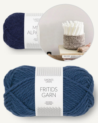 Petit panier | super simple avec Fritidsgarn et Mini Alpakka de Sandnes Garn