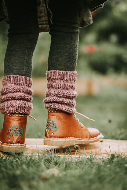 Calluna Socks | Jambières simples en Atlas de Sandnes Garn