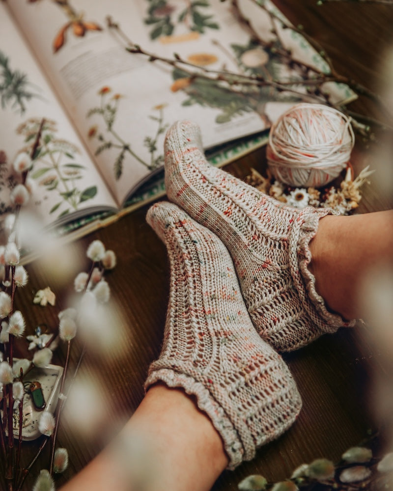 Chaussettes Daisy Lace (PDF) - Instructions