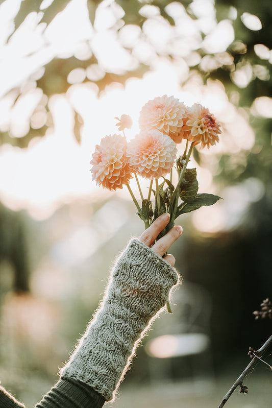 Kleinigkeitenliebe Mitaines "Wiesenblume" (PDF) - Instructions