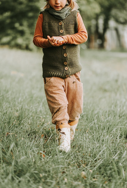 Gilet Waldling | aussi pour débutants en Heavy Merino de Knitting for Olive
