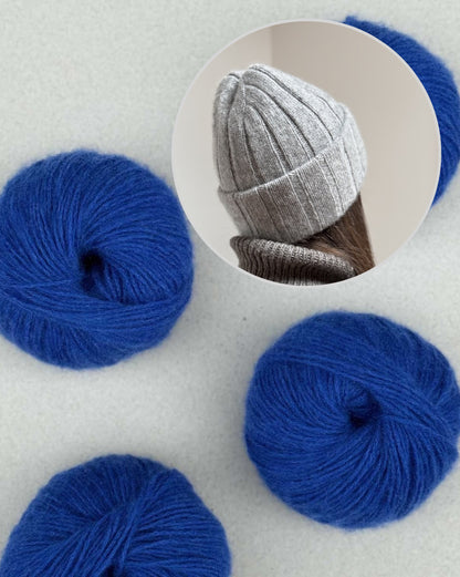 Le bonnet Boston Knitonomy | classique et élégant en doux cachemire 6/28 de Pascuali
