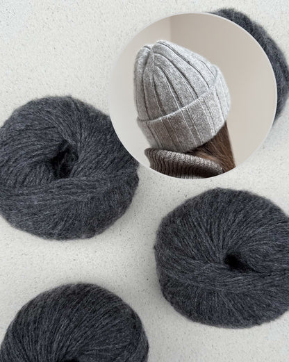 Le bonnet Boston Knitonomy | classique et élégant en doux cachemire 6/28 de Pascuali