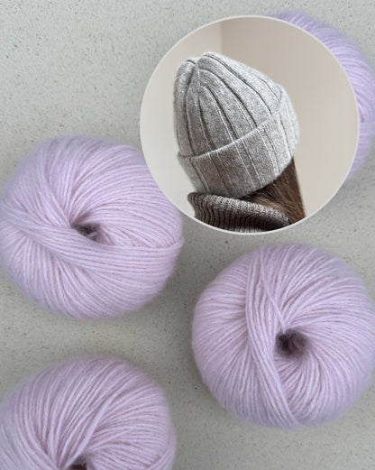 Le bonnet Boston Knitonomy | classique et élégant en doux cachemire 6/28 de Pascuali