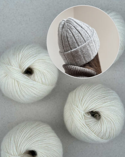 Le bonnet Boston Knitonomy | classique et élégant en doux cachemire 6/28 de Pascuali