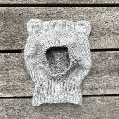 Baby Bear Balaclava mit Merino und Soft Silk Mohair von Knitting for Olive 5