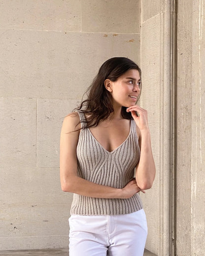 Y-Top | ribbed shirt with perfect fit from Merino by Knitting for Olive