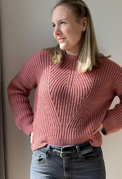 Ava Sweater | wonderfully soft half brioche from Sayama by Pascuali