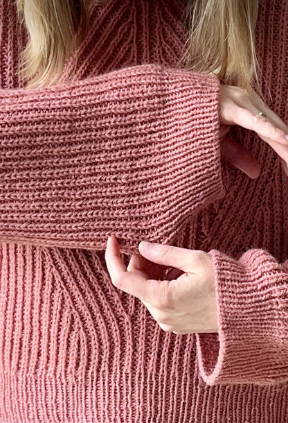 Ava Sweater | wonderfully soft half brioche from Sayama by Pascuali