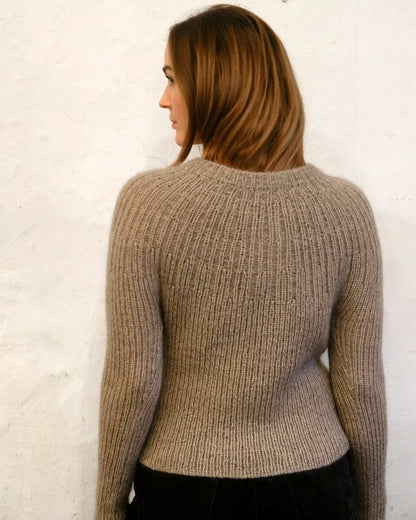 Bellis Rib Shirt | delicate pattern made from Merino and Soft Silk Mohair