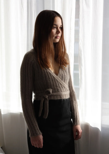 Darling Wrap | beautiful wrap cardigan made from Merino and Soft Silk