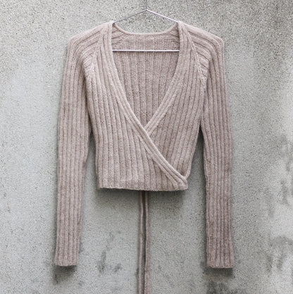 Darling Wrap | beautiful wrap cardigan made from Merino and Soft Silk