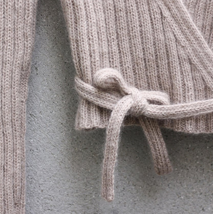 Darling Wrap | beautiful wrap cardigan made from Merino and Soft Silk