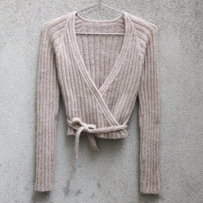 Darling Wrap | beautiful wrap cardigan made from Merino and Soft Silk