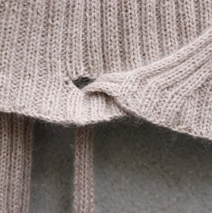 Darling Wrap | beautiful wrap cardigan made from Merino and Soft Silk