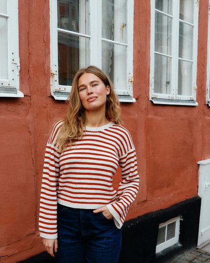 Samsø Pullover | maritime stripes from Merino by Knitting for Olive