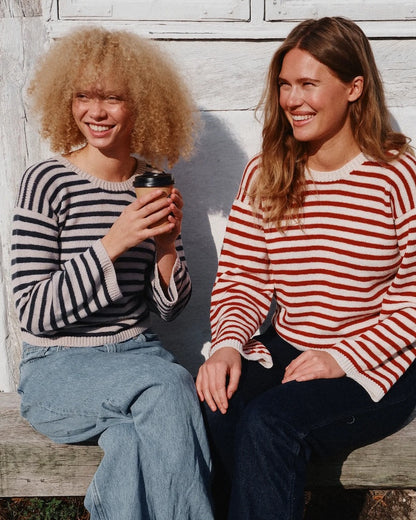 Samsø Pullover | maritime stripes from Merino by Knitting for Olive