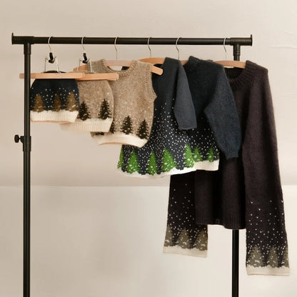 Snow Sweater | un paysage d'hiver de rêve en mérinos et Soft Silk Mohair de Knitting for Olive