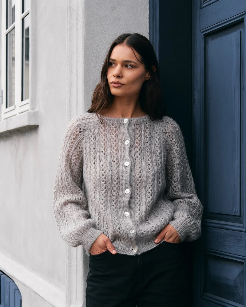 Waffle Cardigan Knitting for Olive mit Soft Silk Mohair von Knitting for Olive 1