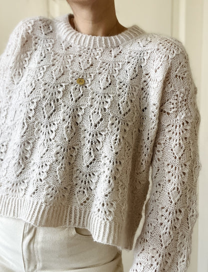 Kolibri by Johanna Pierre Sweater mit Merino und Soft Silk Mohair von Knitting for Olive 11