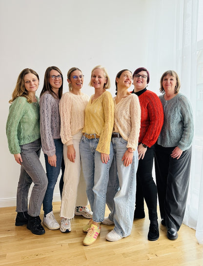 Gerardina Cardigan | delicate pattern from Mohair Bliss by Pascuali