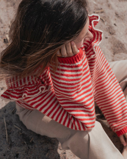 Kutovakika Chicka Cherry Sweater mit Double Sunday von Sandnes Garn 6