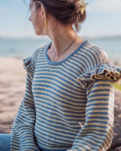 Kutovakika Chicka Cherry Sweater mit Double Sunday von Sandnes Garn 7