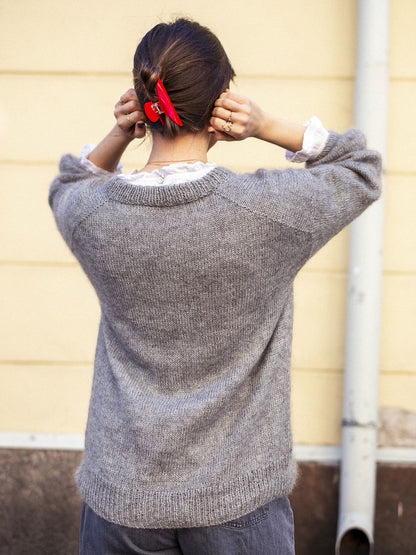 Comfort Zone Sweater | super weich und bequem aus Alpakka Silke und Tynn Silk Mohair von Sandnes Garn