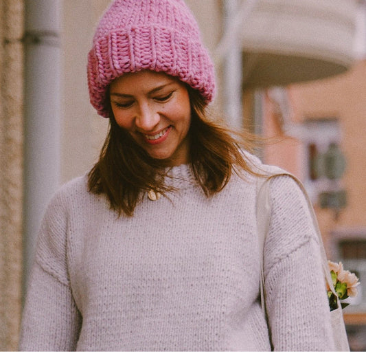 Bonnet Marshmallow | avec patron gratuit en Crazy Sexy Wool de Wool and the Gang