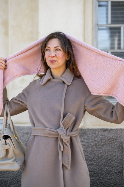 One More Row Scarf | super einfach aus Cashmere von Sandnes Garn