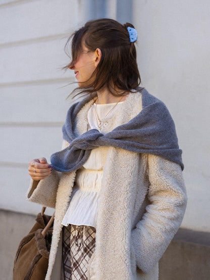 One More Row Scarf | super einfach aus Cashmere von Sandnes Garn