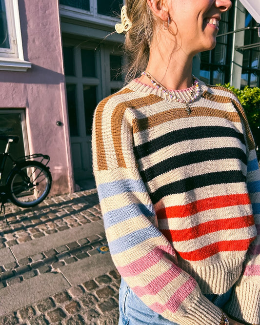 Stripe Hype Sweater | L'amour des rayures en Double Sunday de Sandnes Garn
