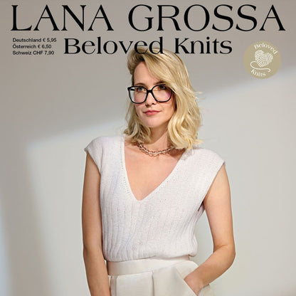 Càs Shirt | lässiger V-Ausschnitt aus Summer Cashmere von Lana Grossa