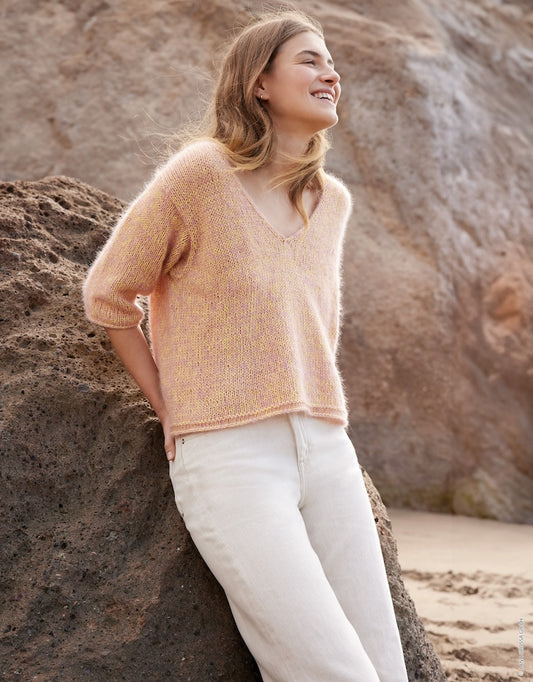 Sommer Pullover aus Summer Cashmere und Silkhair von Lana Grossa 1