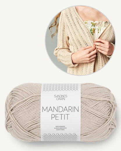 Veste Lavendel | Veste décontractée de Mandarin Petit de Sandnes Garn