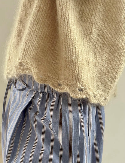 Clover Sweater | leicht und weich aus Ballerina Chunky Mohair von Sandnes Garn