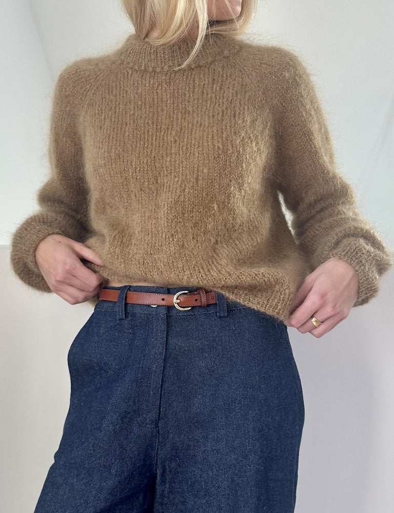 LeKnit Picot Sweater mit Ballerina Chunky Mohair von Sandnes Garn 2