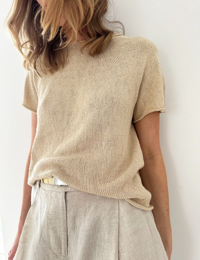 LeKnit Plain Yoke Tee 28 Sandnes Edition mit Tynn Line von Sandnes Garn 5