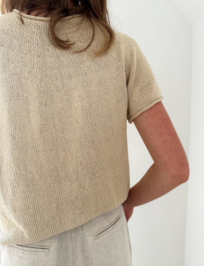 LeKnit Plain Yoke Tee 28 mit Pure Silk von Knitting for Olive 3