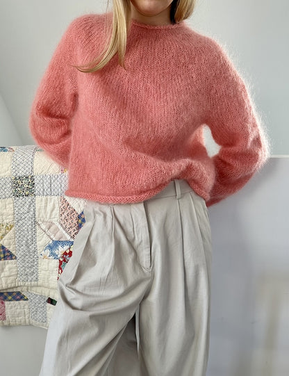 Pull à empiècement uni | Simple, léger et moelleux même pour les débutants 