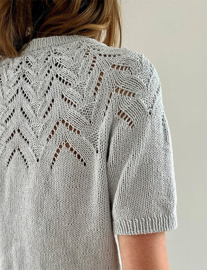 Tulipan Tee | delicate blossoms made from Line by Sandnes Garn